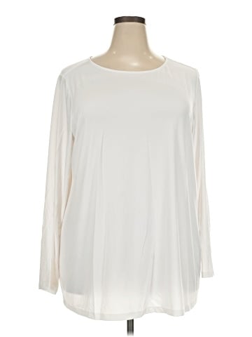 Susan Graver Long Sleeve T-Shirt (view 1)