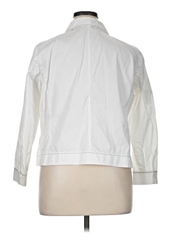 Talbots 3/4 Sleeve Button-Down Shirt (view 2)