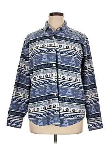 Riders by Lee Long Sleeve Button-Down Shirt (view 1)