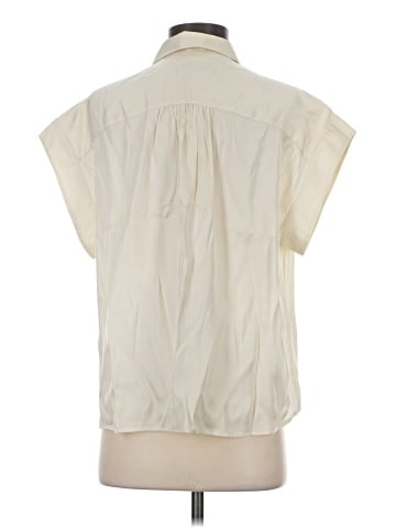 Rag & Bone Short Sleeve Silk Top (view 2)