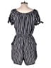 Derek Heart Stripes Gray Romper Size 2X - photo 2