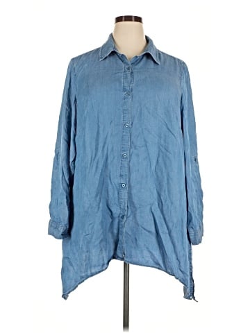 Zac & Rachel 3/4 Sleeve Button-Down Shirt (view 1)