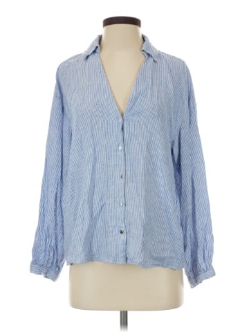 Zara Long Sleeve Button-Down Shirt (view 1)