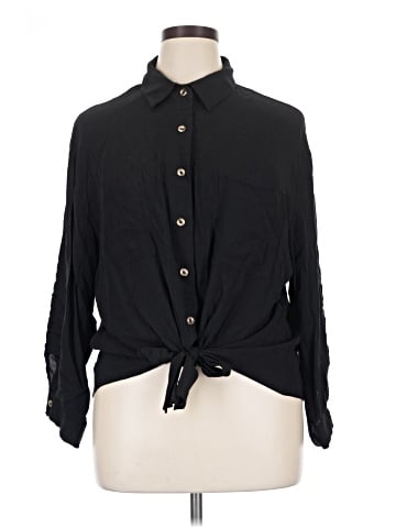 City Chic Long Sleeve Blouse (view 1)