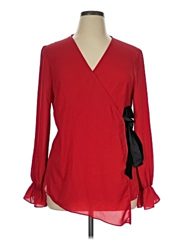 New York & Company Long Sleeve Blouse (view 1)