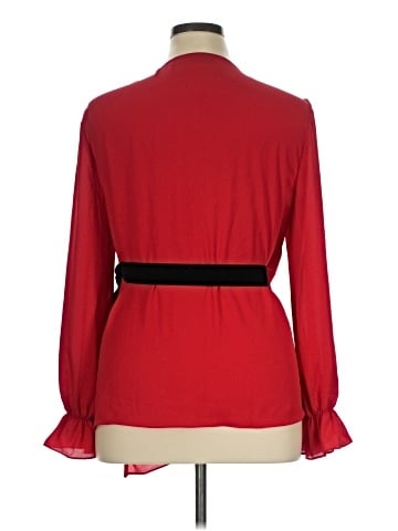 New York & Company Long Sleeve Blouse (view 2)