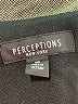 Perceptions 100% Polyester Tweed Gray Blazer Size 16 - photo 6