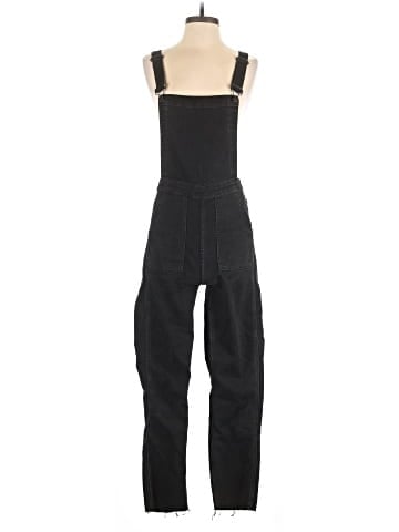 Madewell Skinny Overalls in Lunar Wash (view 1)