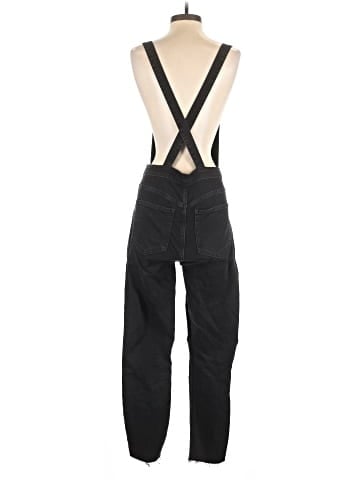 Madewell Skinny Overalls in Lunar Wash (view 2)
