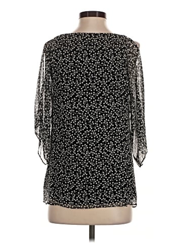 L.K. Bennett 3/4 Sleeve Silk Top (view 2)