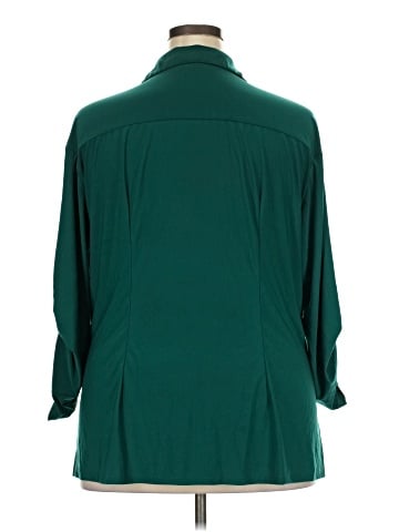NY Collection 3/4 Sleeve Blouse (view 2)