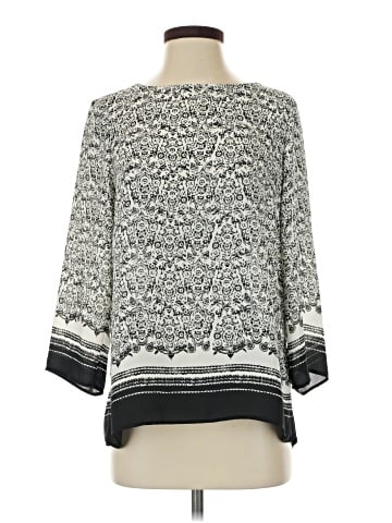 Rose + Olive 3/4 Sleeve Blouse (view 1)