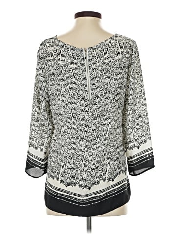 Rose + Olive 3/4 Sleeve Blouse (view 2)