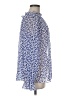 Boden 100% Polyester Polka Dots Blue Long Sleeve Blouse Size M (estimated) - photo 4