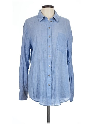 Free People Long Sleeve Button-Down Shirt (view 1)