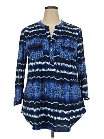 Cocomo 3/4 Sleeve Henley (view 1)