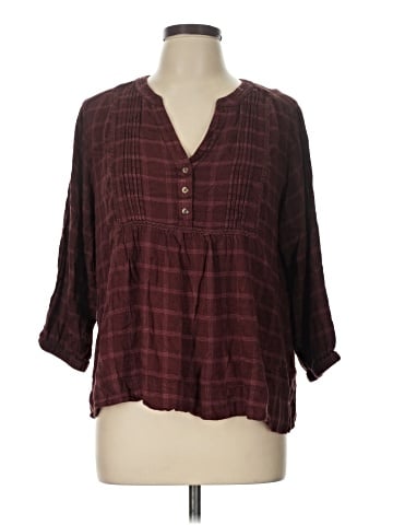 Wrangler Jeans Co 3/4 Sleeve Blouse (view 1)