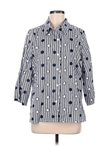 Alfred Dunner 3/4 Sleeve Button-Down Shirt (view 1)