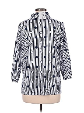 Alfred Dunner 3/4 Sleeve Button-Down Shirt (view 2)