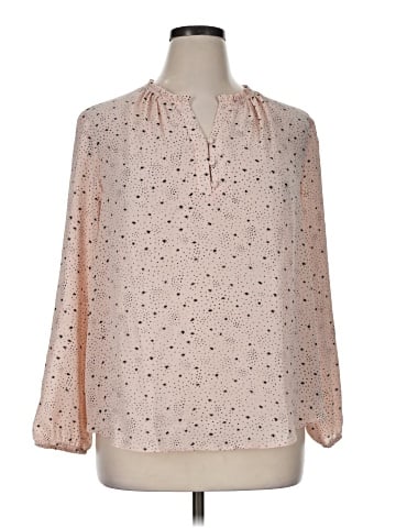 Ann Taylor LOFT Outlet Long Sleeve Blouse (view 1)