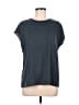 Halogen 100% Polyester Gray Short Sleeve Top Size S - photo 1