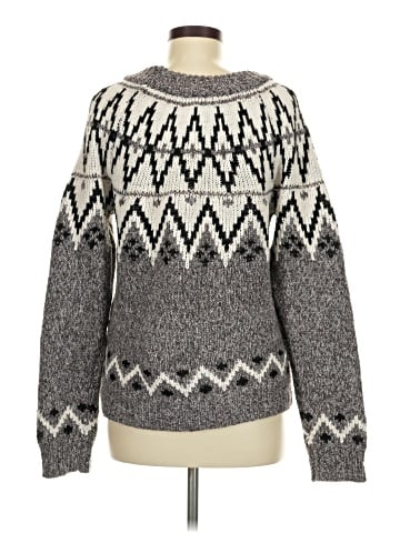 Line & Dot Pullover Sweater (view 2)