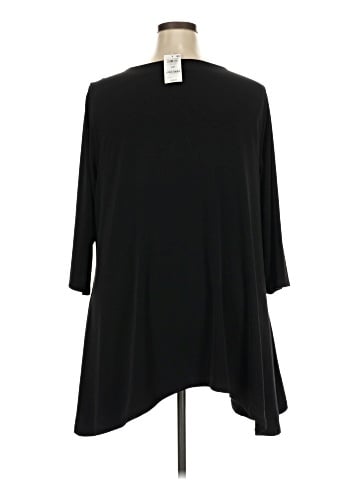 JM Collection 3/4 Sleeve Top (view 2)