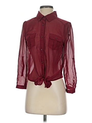 Chocolate 3/4 Sleeve Blouse (view 1)