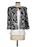 St. John Print Black Silver Blazer Size 4 - photo 1
