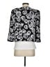St. John Print Black Silver Blazer Size 4 - photo 2