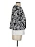 St. John Print Black Silver Blazer Size 4 - photo 4