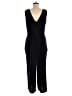 MSK 100% Polyester Solid Black Jumpsuit Size M - photo 2