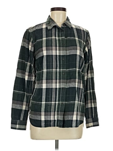 Uniqlo Long Sleeve Button-Down Shirt (view 1)