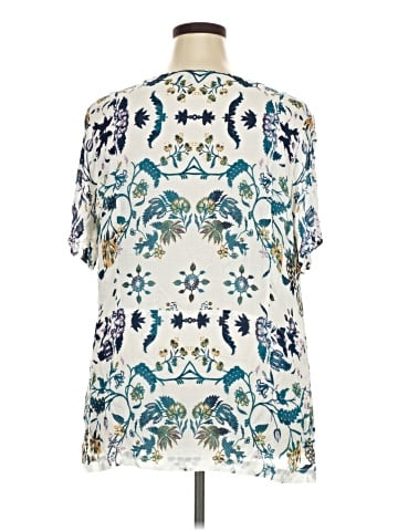 Lucky Brand Short Sleeve Blouse (view 2)