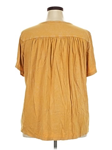 Coldwater Creek Short Sleeve Henley (view 2)