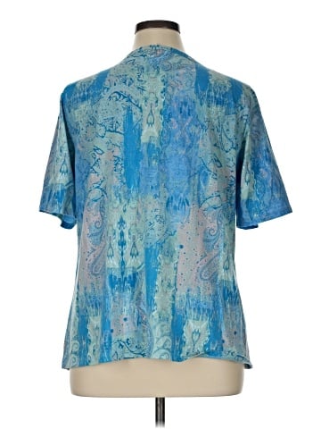 Gloria Vanderbilt Short Sleeve Henley (view 2)