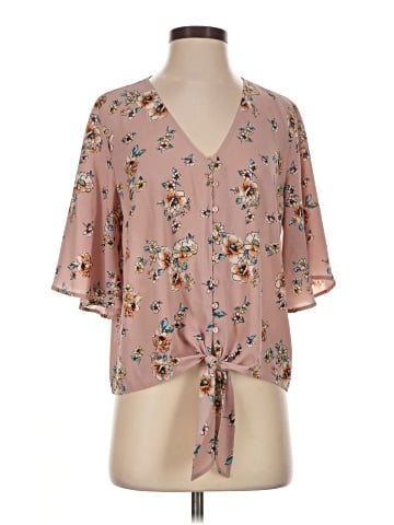 Lush 3/4 Sleeve Blouse (view 1)