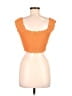 BCBGeneration 100% Polyester Orange Sleeveless Top Size M - photo 2