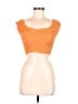 BCBGeneration 100% Polyester Orange Sleeveless Top Size M - photo 1