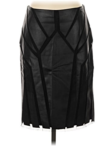 Etcetera Leather Skirt (view 1)