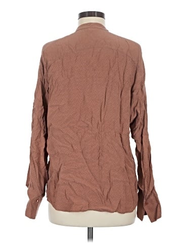 Vince. 3/4 Sleeve Silk Top (view 2)