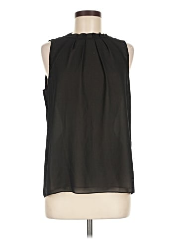 Rose + Olive Sleeveless Blouse (view 1)