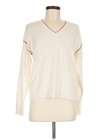 Minnie Rose Cashmere Pullover Sweater (view 1)