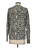 Monrow Animal Print Silver Pullover Sweater Size S - photo 2