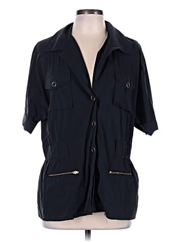 Elizabeth and James 3/4 Sleeve Button-Down Shirt (view 1)