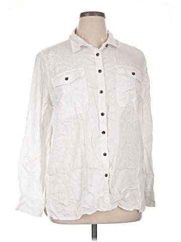 Lands' End Long Sleeve Button-Down Shirt (view 1)