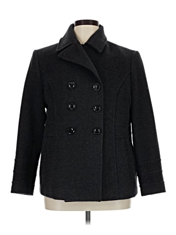 St. John's Bay Wool Coat (view 1)
