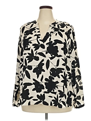 Ava & Viv Long Sleeve Blouse (view 1)