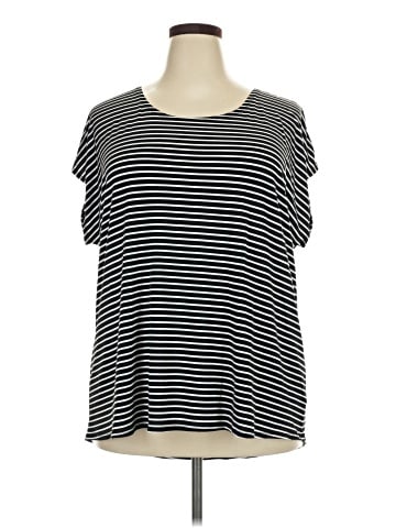 Susan Graver Short Sleeve Top (view 1)