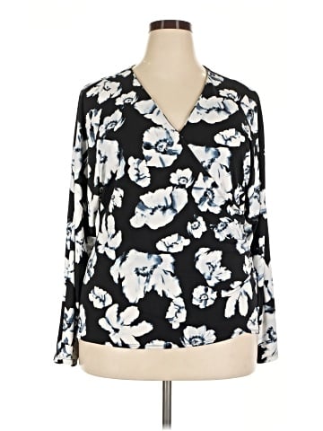 INC International Concepts Long Sleeve Blouse (view 1)
